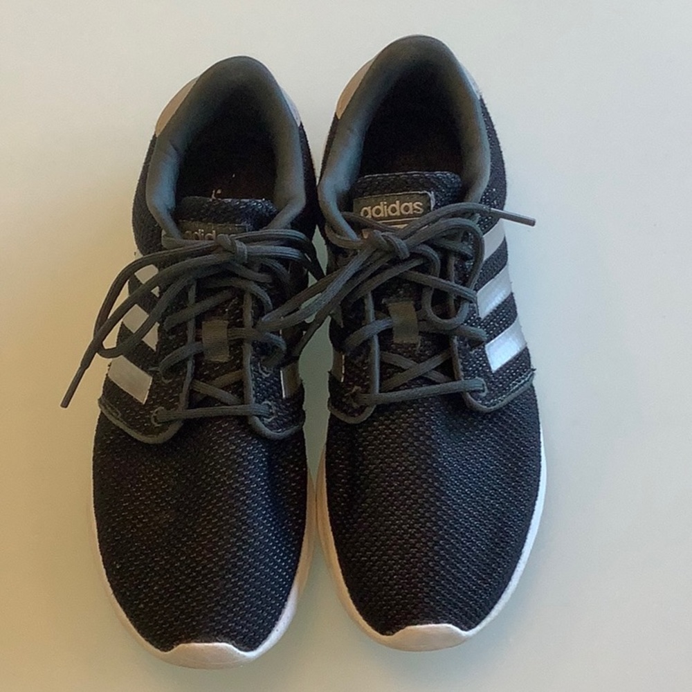 Adidas Cloudfoam Black Mesh Sneakers size 8.5